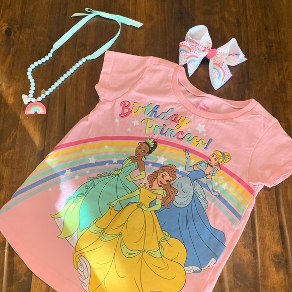 👑Disney “Birthday Princess” Tee Sz 5T 🥳 - Picture 2 of 11